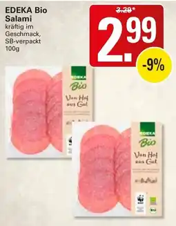 WEZ EDEKA Bio Salami Angebot
