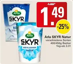 WEZ Arla SKYR Natur Angebot