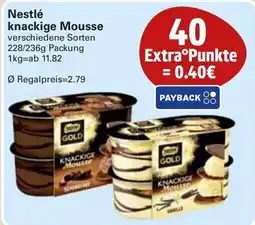 WEZ Nestlé knackige Mousse Angebot