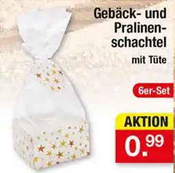 Zimmermann Gebäck- und Pralinen-schachtel mit Tüte Angebot