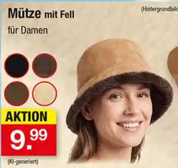 Zimmermann Mütze mit Fell Angebot