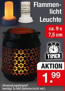 Zimmermann Flammenlicht Leuchte Angebot