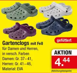 Zimmermann Gartenclogs mit Fell Angebot