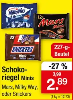 Zimmermann Schokoriegel Minis Angebot