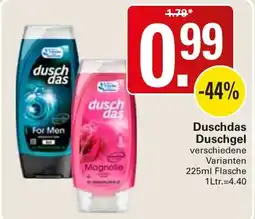 WEZ Duschdas Duschgel Angebot