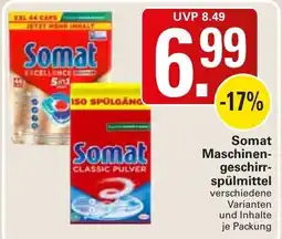 WEZ Somat Maschinen-geschirrspülmittel Angebot