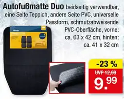 Zimmermann Autofußmatte Duo Angebot