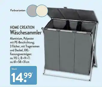 Aldi Nord Home Creation Wäschesammler Angebot