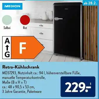 Aldi Nord Retro-kühlschrank Angebot