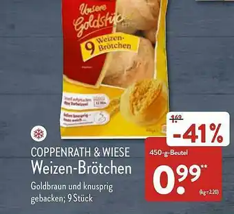 Aldi Nord Coppenrath & Wiese Weizen-brötchen Angebot