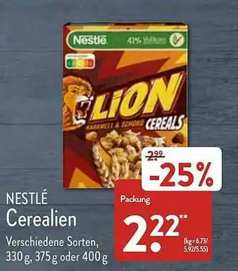 Aldi Nord Nestlé Cerealien Angebot