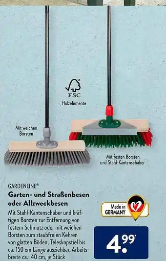 Aldi Süd Gardenline Garten- Und Straßenbesen Oder Allzweckbesen Angebot