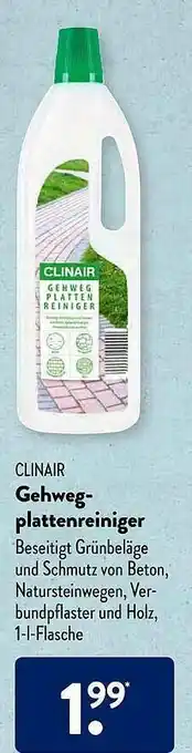 Aldi Süd Clinair Gehweg-plattenreiniger Angebot