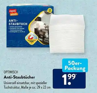 Aldi Süd Optiwisch Anti-staubtücher Angebot