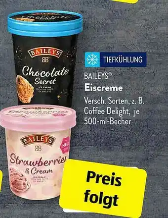 Aldi Süd Baileys Eiscreme Angebot