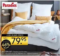 Möbel Braun Paradies BETTEN-SET, Decke und Kissen Angebot