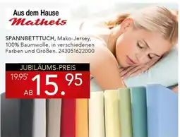 Möbel Braun SPANNBETT TUCH, Mako-Jersey, 100% Baumwolle Angebot