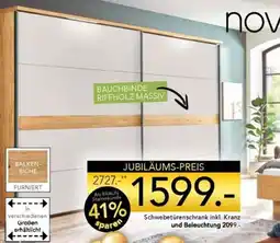Möbel Braun Novel Schwebetürenschrank Angebot