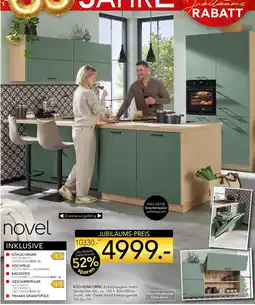 Möbel Braun KÜCHENKOMBI, Eukalytusgrün matt Angebot
