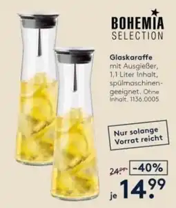 Möbel Rieger BOHEMIA SELECTION Glaskaraffe Angebot