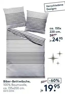 Möbel Rieger Biber-Bettwäsche Angebot