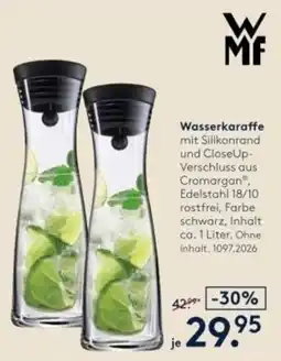 Möbel Rieger Wasserkaraffe WMF Angebot