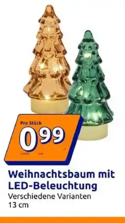 Action Weihnachtsbaum mit LED-Beleuchtung Angebot