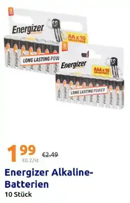 Action Energizer Alkaline-Batterien Angebot