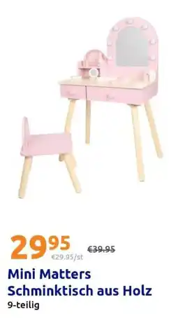Action Mini Matters Schminktisch aus Holz Angebot