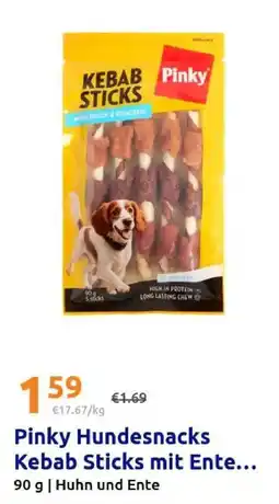 Action Pinky Kebab Sticks mit Ente und Huhn Angebot