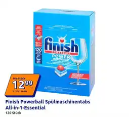 Action Finish Powerball Spülmaschinentabs All-in-1-Essential Angebot