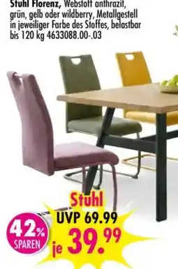 Möbel Boss Stuhl Florenz Angebot