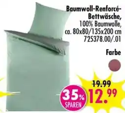 Möbel Boss Baumwoll-Renforcé-Bettwäsche Angebot