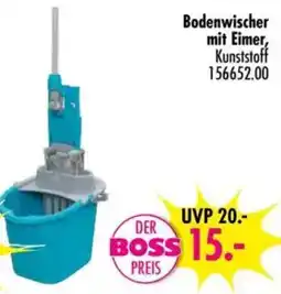 Möbel Boss Bodenwischer mit Eimer, Kunststoff Angebot