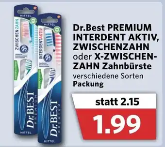 Combi Dr. Best Premium Interdent Aktiv, Zwischenzahn oder X-Zwischenzahn Zahnbürste Angebot