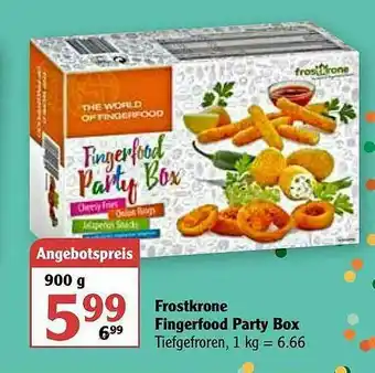 Globus Frostkrone Fingerfood Party Box Angebot