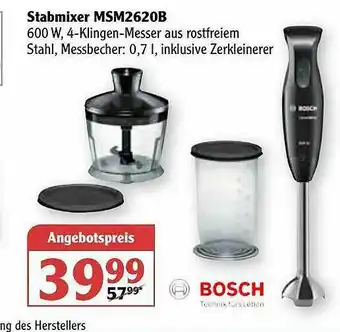 Globus Stabmixer Msm2620b Angebot