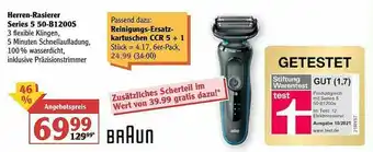 Globus Herren-rasierer Series 5 50-b1200s Braun Angebot