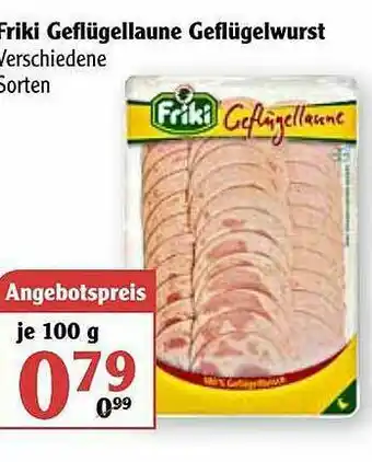 Globus Friki Geflügellaune Geflügelwurst Angebot