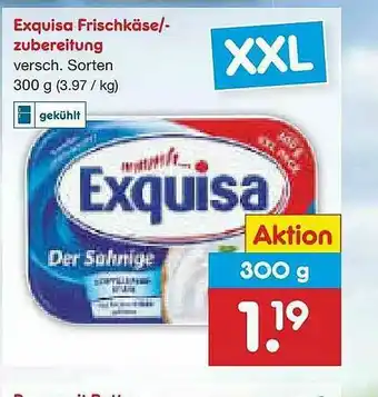 Netto Marken-Discount Exquis Frischkäse -zubereitung Angebot