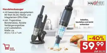 Netto Marken-Discount Handstaubsauger Maxxmee Angebot