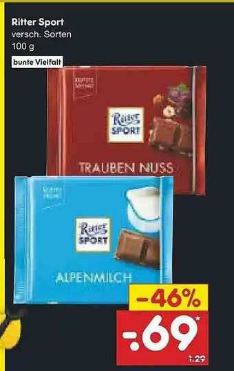 Netto Marken-Discount Ritter Sport Angebot