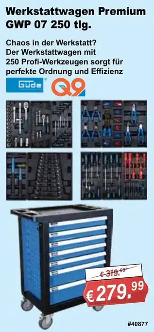 Werkstattwagen Premium GWP 07 250 tlgl. Güde Q9