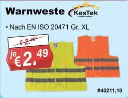 Stabilo Fachmarkt Warnweste KesTek PROFESSIONAL Angebot