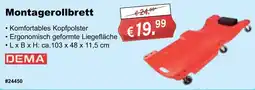Stabilo Fachmarkt Montagerollbrett DEMA Angebot