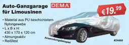 Stabilo Fachmarkt Auto-Ganzgarage für Limousinen DEMA Angebot