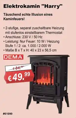 Stabilo Fachmarkt Elektrokamin "Harry" DEMA Angebot