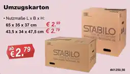 Stabilo Fachmarkt Umzugskarton STABILO Angebot