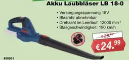 Stabilo Fachmarkt Akku Laubbläser LB 18-0 Angebot