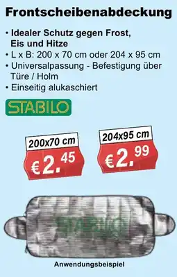 Stabilo Fachmarkt STABILO Frontscheibenabdeckung Angebot